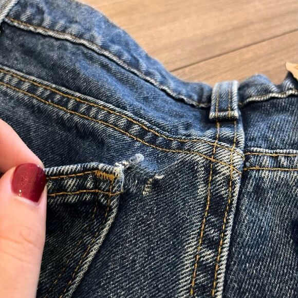 Vintage‎ Levi's 550 Relaxed Fit Tapered Leg Orange Tab Jeans Mens 36x32 - Picture 7 of 7